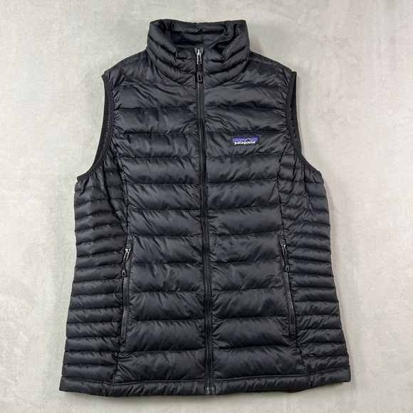 Patagonia Jackets & Blazers - Patagonia Down Sweater Vest Womens M Black Full Zip Insulated Puffer Outdoor